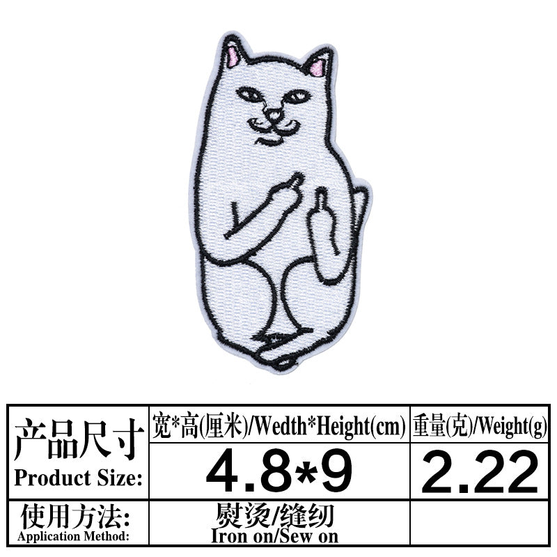 Wholesale DIY patchs cute cat patch children' s clothing bag OLY Exclusive